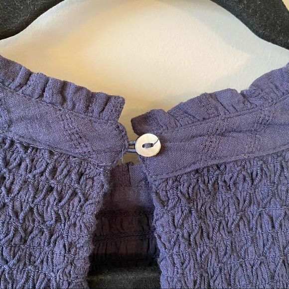 Nwt-Free People Obi Mila Smocked Tunic Blouse - Picture 8 of 15